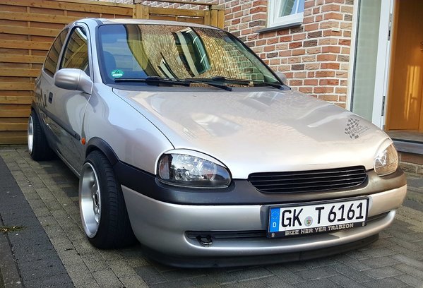 Opel Corsa B Tuning Borbet T 14 Zoll low