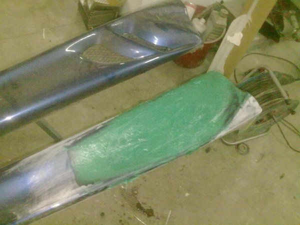 nochmal mit faserspachtel gespachtelt