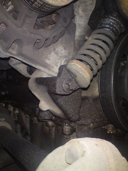 Motorblock von hinten